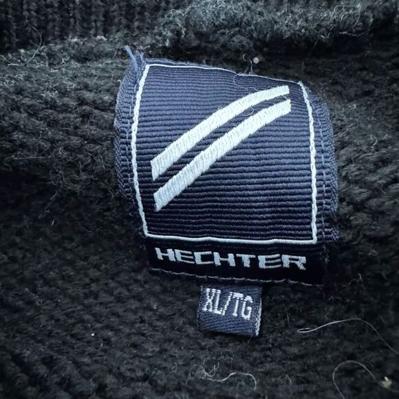 Daniel Hechter Men’s High Neck Sweater Front Stripe 2000s Style Size XL - Picture 5 of 9